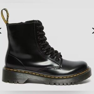 Dr. Martens Junior 1460 Pascal Bex Leather Lace Up Boots | Size 1